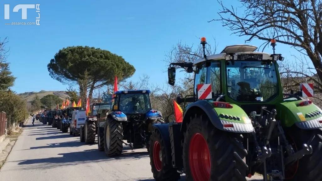 Circa 500 trattori sulle Madonie per la protesta degli agricoltori siciliani