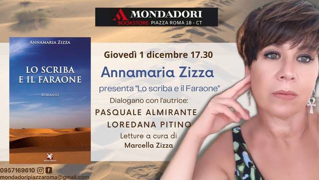 Annamaria Zizza presenta a Catania il suo libro "Lo Scriba e il Faraone" 