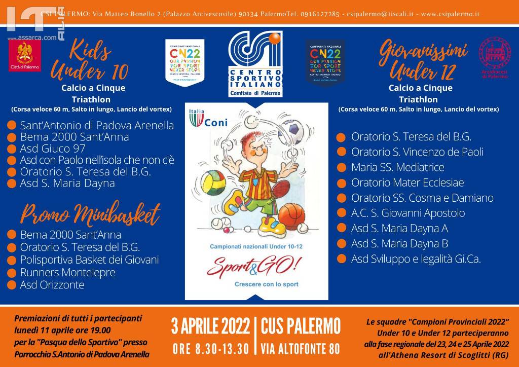 CSI Centro Sportivo Italiano Comitato Prov.le Palermo