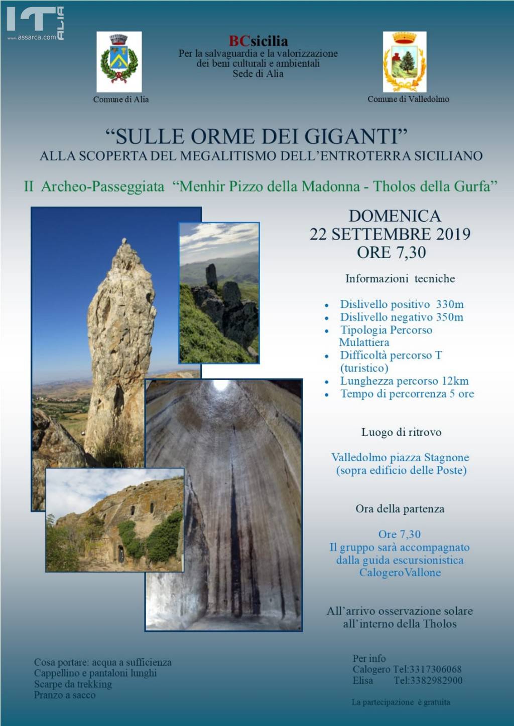 “SULLE ORME DEI GIGANTI”… alla scoperta del Megalitismo dell’entroterra siciliano