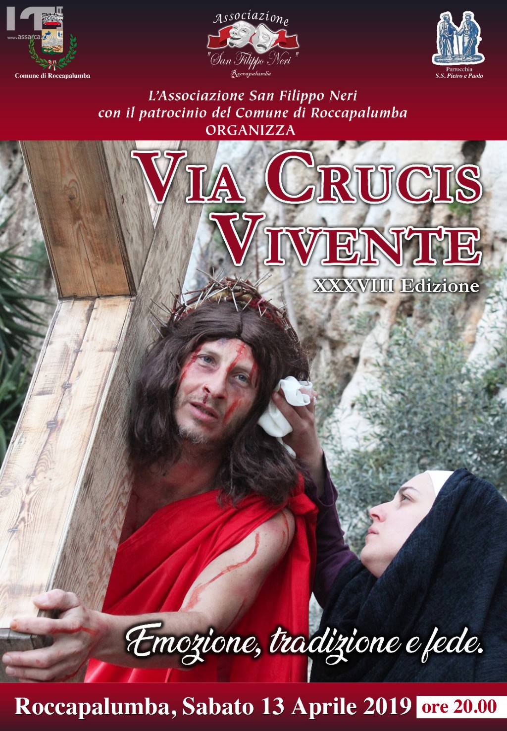 XXXVIII  Edizione della Via Crucis Vivente.